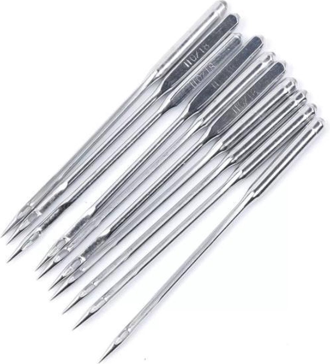 10 Stuks - Naaimachine naalden - RVS - Naainaalden - Maat 80/12