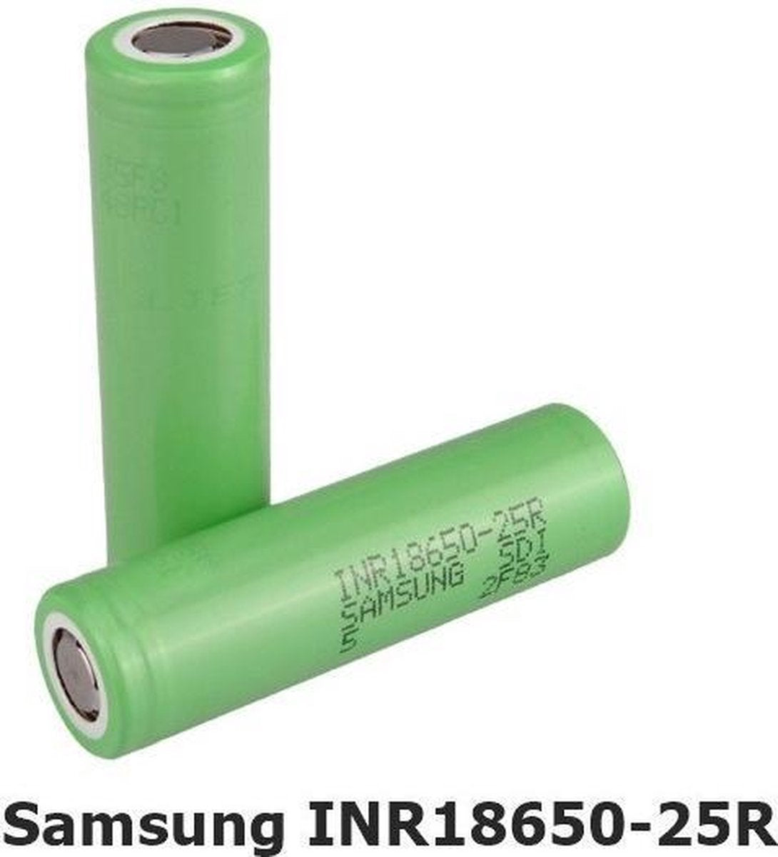 1 stuk - Samsung INR18650-25R 20A