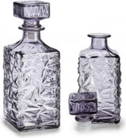 Karaf - Antraciet- Karaffen - Waterkan - Water - Whiskey - Schenkkan - Met deksel - 1 Liter