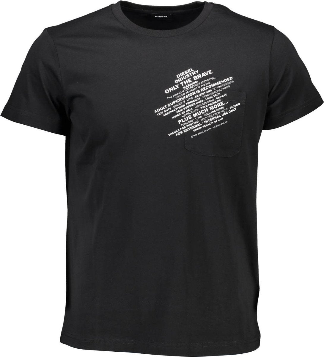 Diesel T-shirt Zwart 2XL Heren