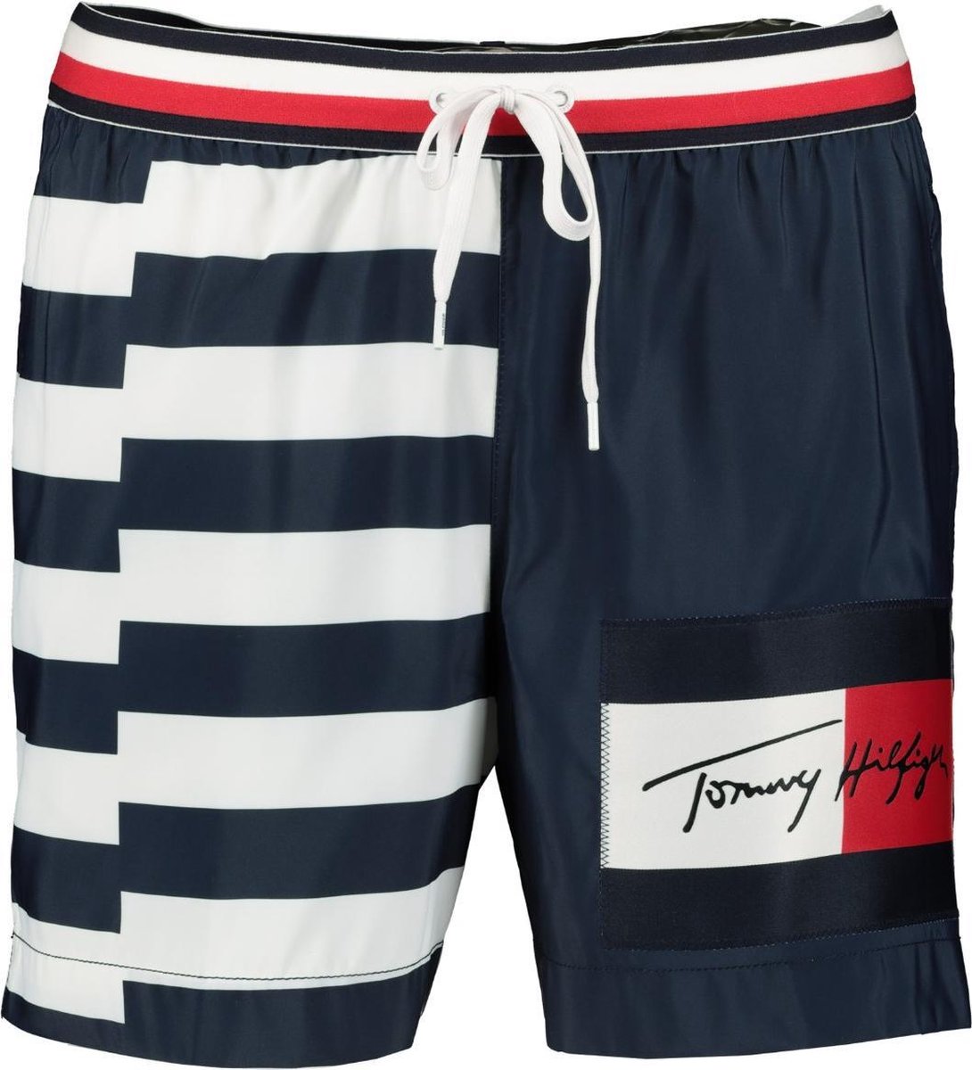 Tommy Jeans Zwemshort - Slim Fit - Blauw - M