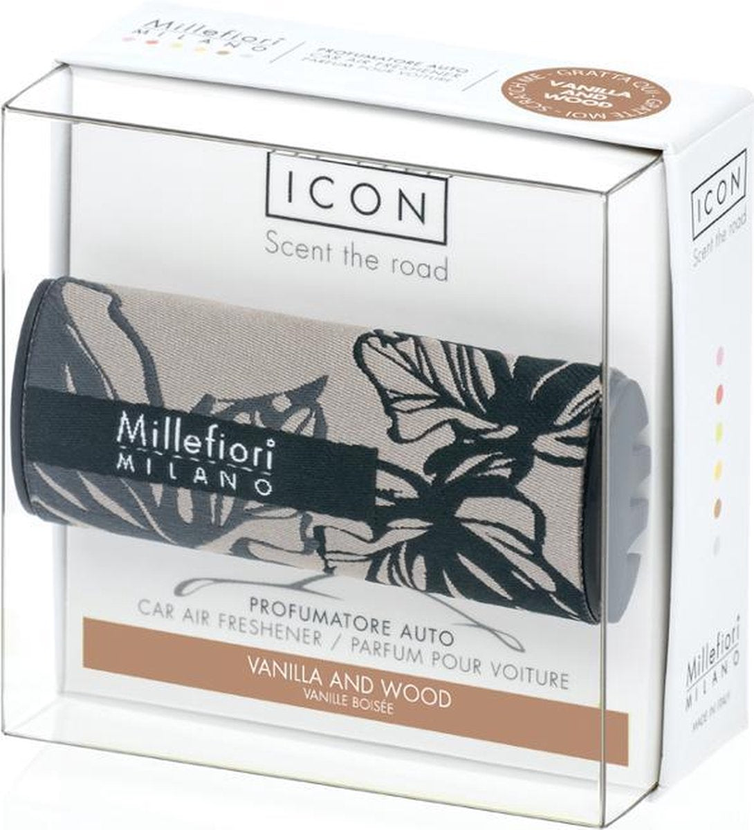 Millefiori Milano Icon car 73 Vanilla en Wood - Textile Floral