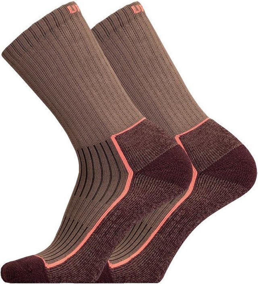 Uphillsport Wandelsokken Saana Polykatoen Bruin Maat 39-42