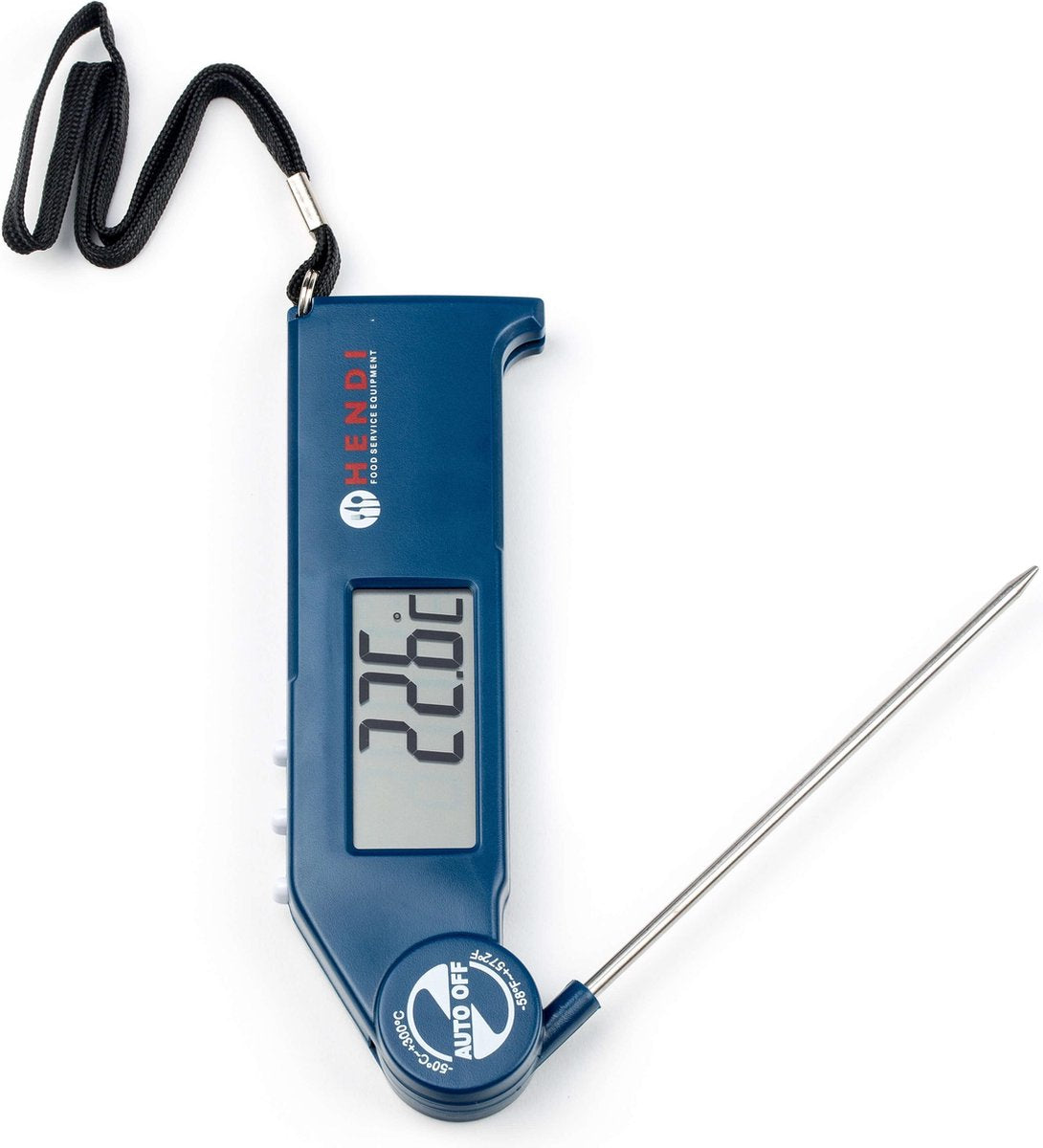 Hendi - Thermometer met inklapbare sonde / voeler - inclusief batterijen