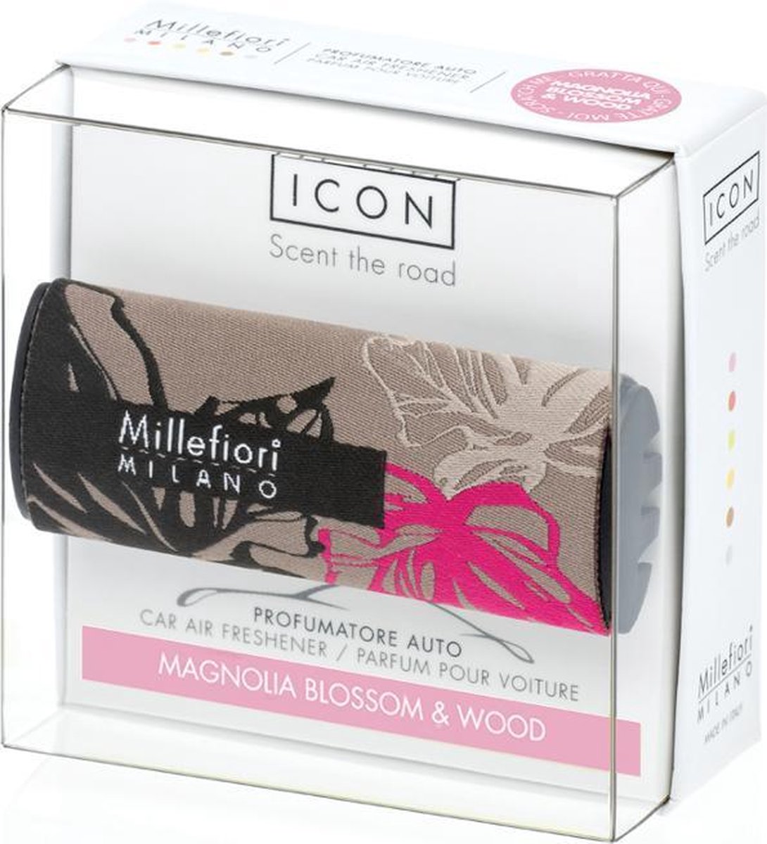 Millefiori Milano Icon car 74 Magnolia Blossom en Wood - Textile Floral