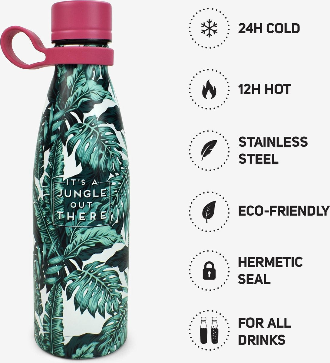 Legami Hot&Cold Isoleerfles Jungle 500ml