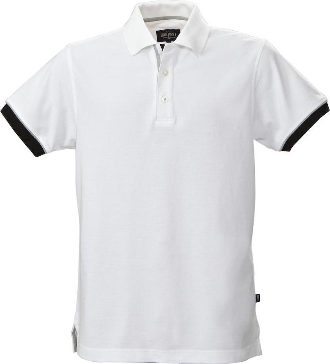 Harvest Anderson Polo 2135023 Wit - Maat L
