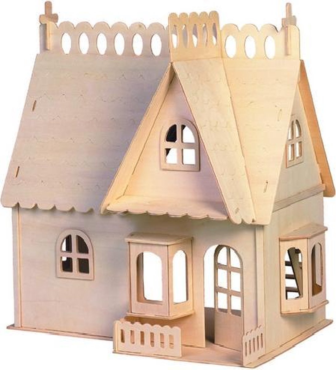 Bouwpakket Poppenhuis met Dakkapel