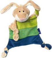 sigikid blauwe collectie knuffeldoekje konijn 41839