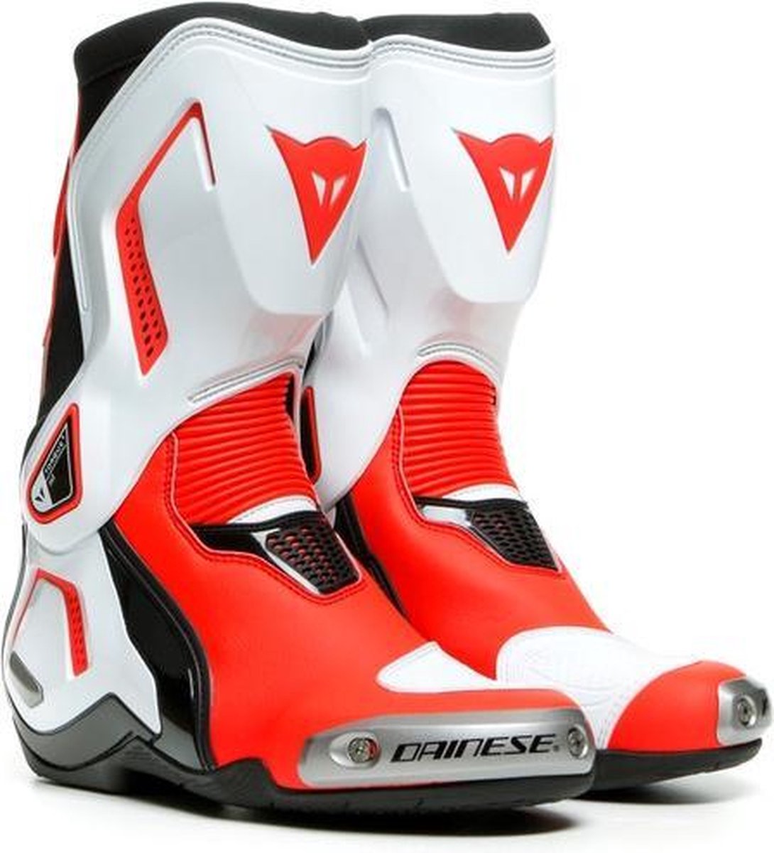 Dainese Torque 3 Out Lady Black White Fluo Red Motorcycle Boots 40