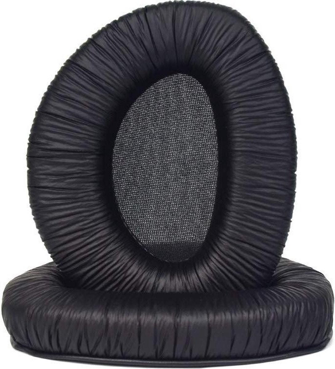 PU Lederen Oorkussens - Oorkussen set - Koptelefoon kussens - Geschikt voor de Sennheiser HDR/RS160/RS170//RS175/RS180 Wireless Over Ear Koptelefoon - Zwart