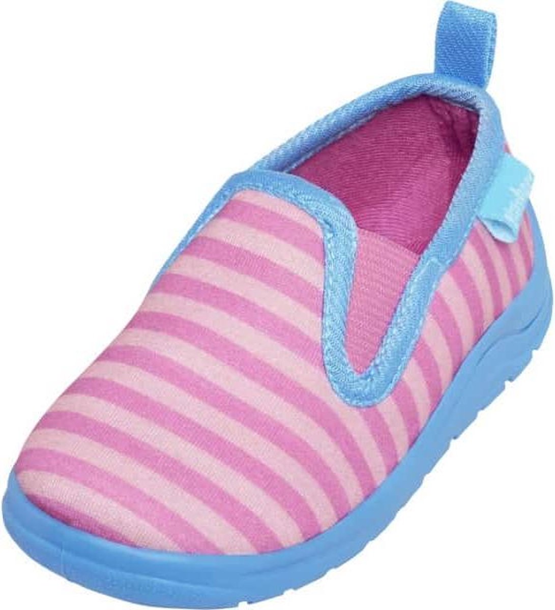 Playshoes Pantoffels Gestreept Junior Roze/blauw Maat 24/25