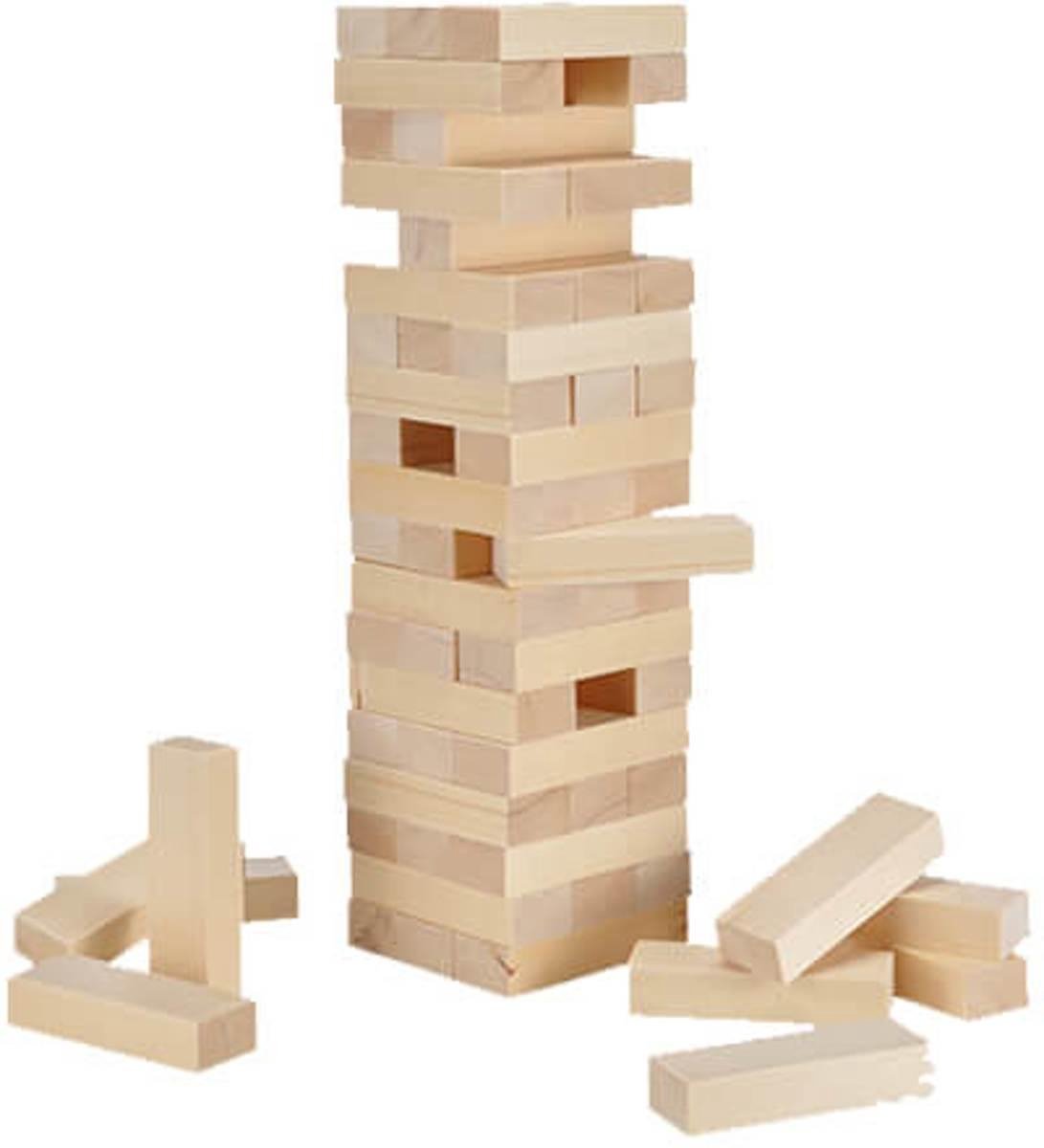 Relaxwonen - XXL wiebeltoren - 1 tot 4 spelers - 13x13x44 cm