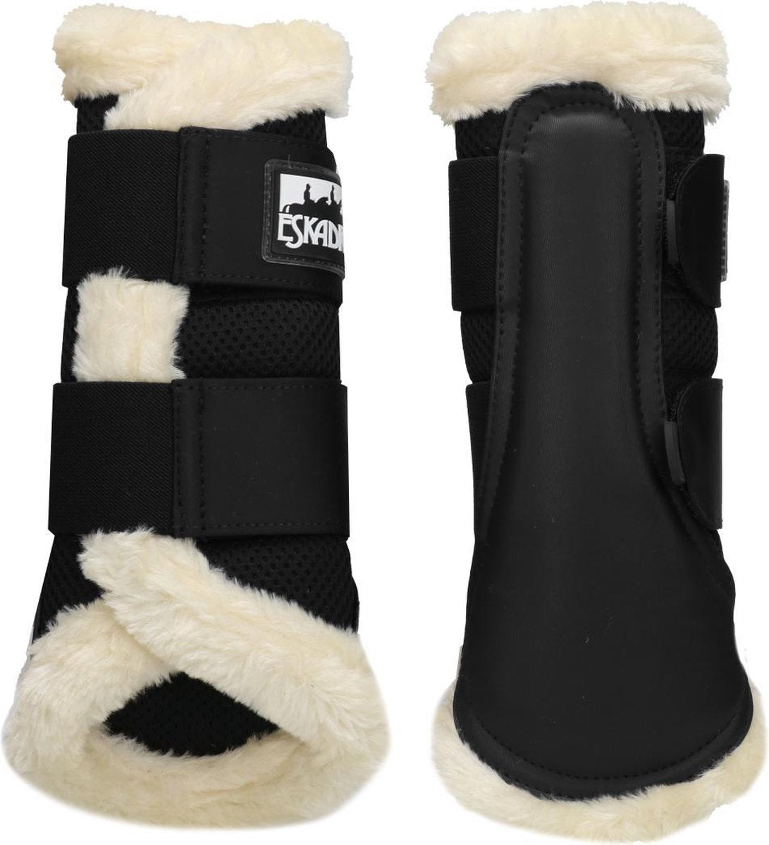 Eskadron Beenbeschermers  Mesh Fauxfur - Black - xl