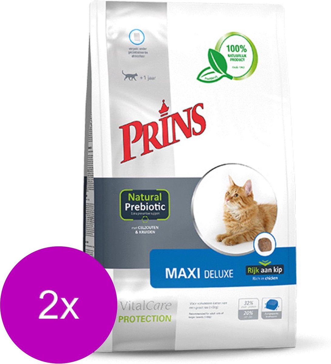 Prins Vitalcare Protection Maxi Luxe - Kattenvoer - 2 x 1.5 kg
