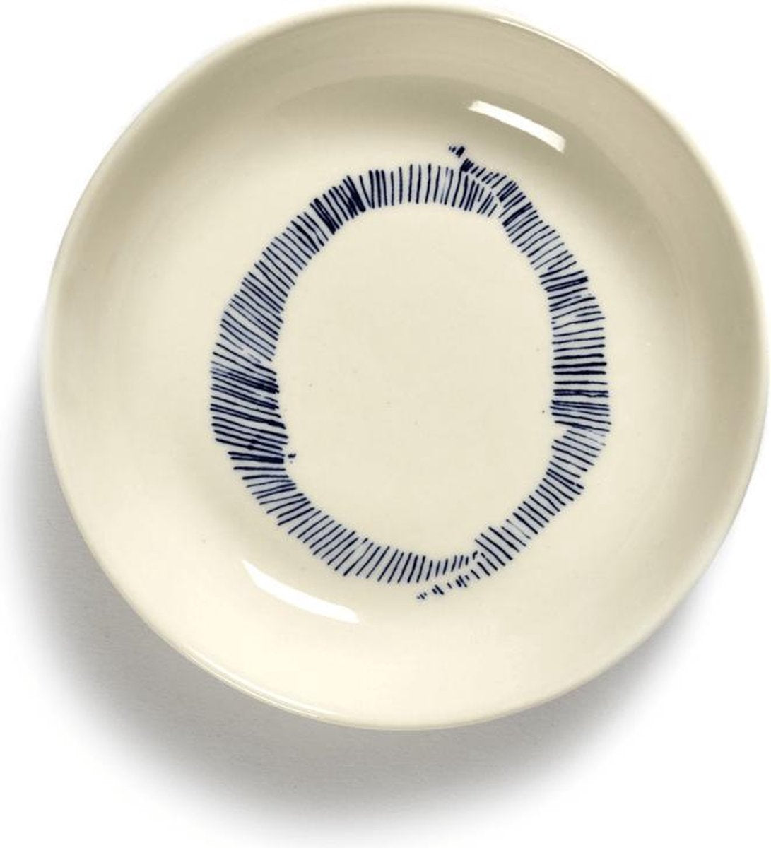 SERAX - Feast by Ottolenghi - Schotel S 11x11cm wit Swirl-Stripes