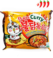 Curry Hot Curry Chicken Ramen Extremely Spicy Noodles (1x140 g) Pikante Noedels  / SamYang Korean Instant Spicy Curry Noedels