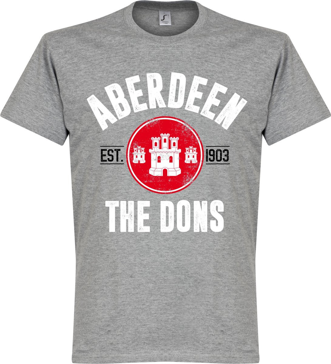 Aberdeen Established T-Shirt - Grijs - XL
