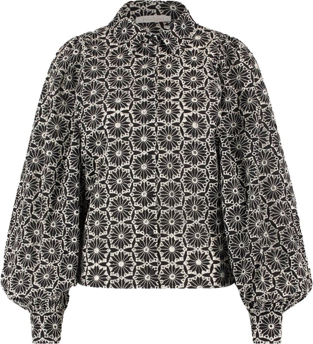 Freebird Kendall Blouse Zwart  dames maat M