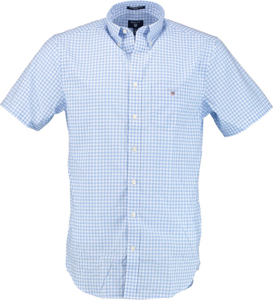 Gant 3046701 Casual overhemd met korte mouwen - Maat L - Heren