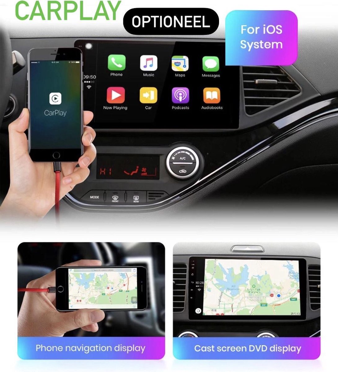 GRATIS CAMERA! Kia Picanto 2011-2014 Android navigatie en multimediasysteem Bluetooth USB WiFi 2+32GB