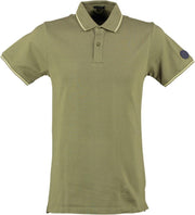 Dstrezzed armygroene slim fit polo - valt kleiner - Maat S