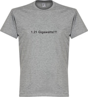 1.21 Gigawatts!?! T-Shirt - Grijs - XXXXL