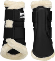 Eskadron Beenbeschermers  Mesh Fauxfur - Black - l