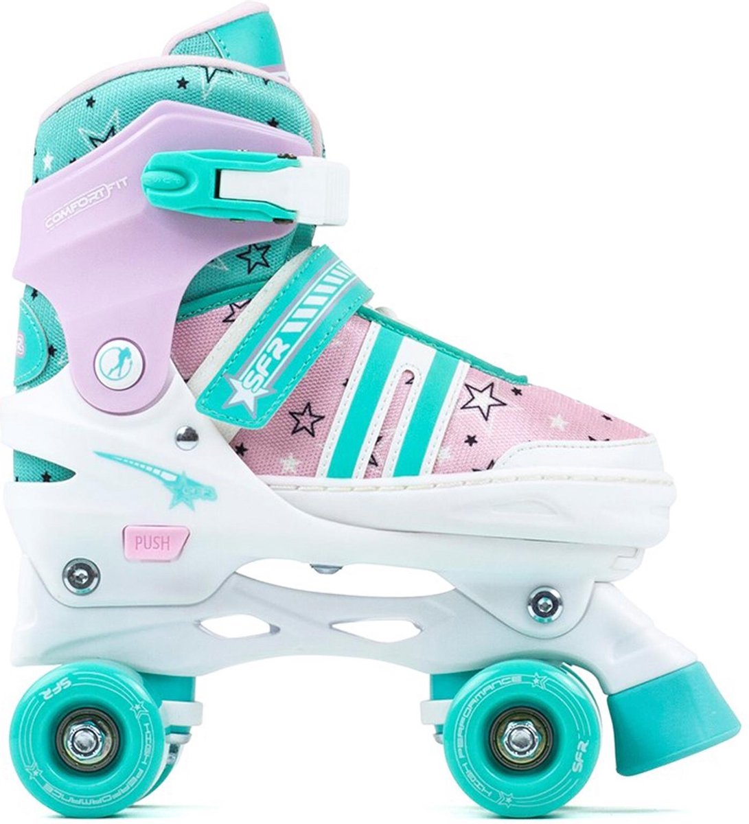 SFR Rolschaatsen - Maat 33-37Kinderen - wit/mintgroen