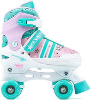 SFR Rolschaatsen - Maat 33-37Kinderen - wit/mintgroen