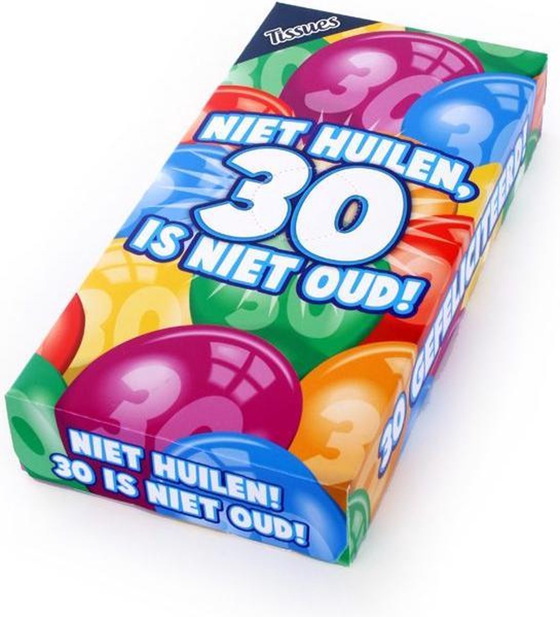 Tissuebox Niet huilen