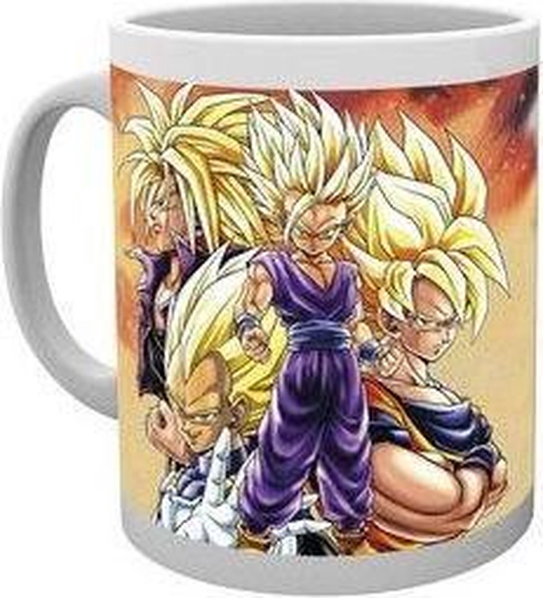 DRAGON BALL Z - Mug - 300 ml - Super Saiyans