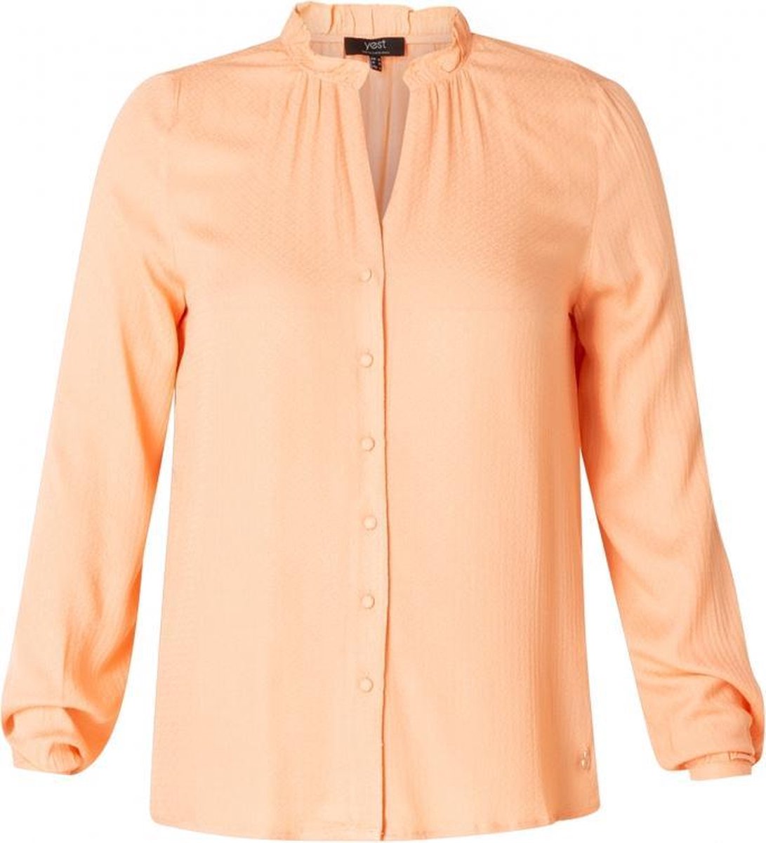 YEST Indira Blouse - Pastel Coral - maat 44