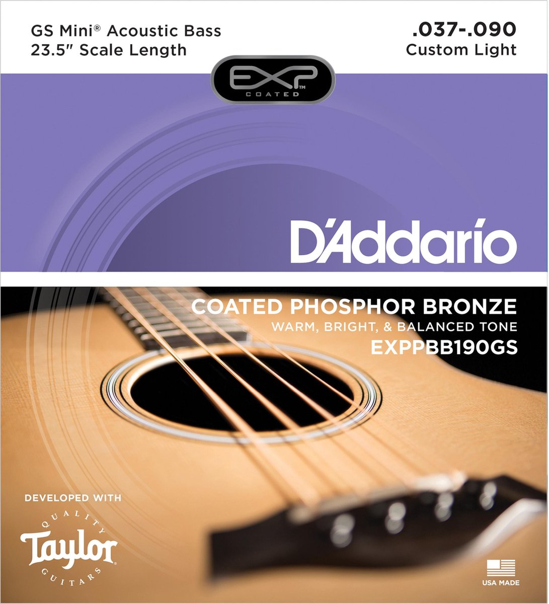 D’Addario GS Mini Acoustic Bass EXPPBB190GS  23.5” Scale Lenght