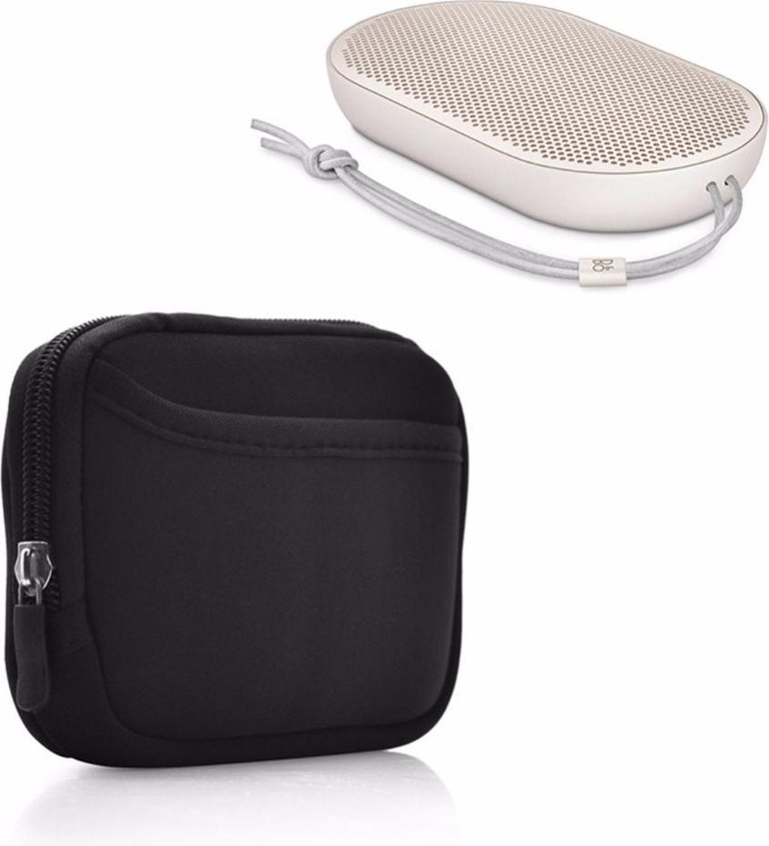 Opberghoes Voor B&O Bang And Olufsen Beoplay P2 - Speaker Hoes Travel Case - Beschermhoes