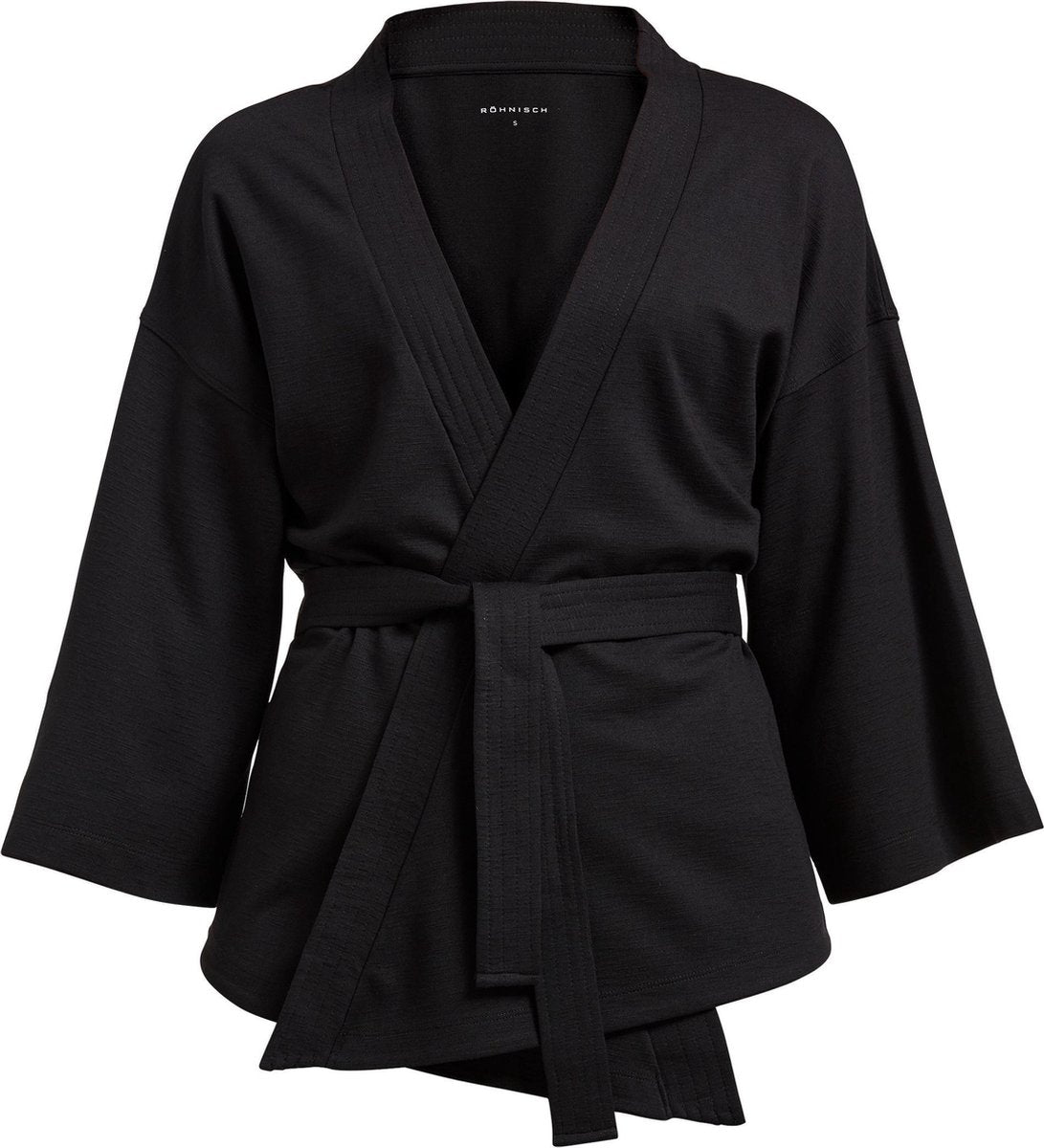 Röhnisch Sporttop Budo Dames Viscose/polyester/elastaan Zwart Mt S