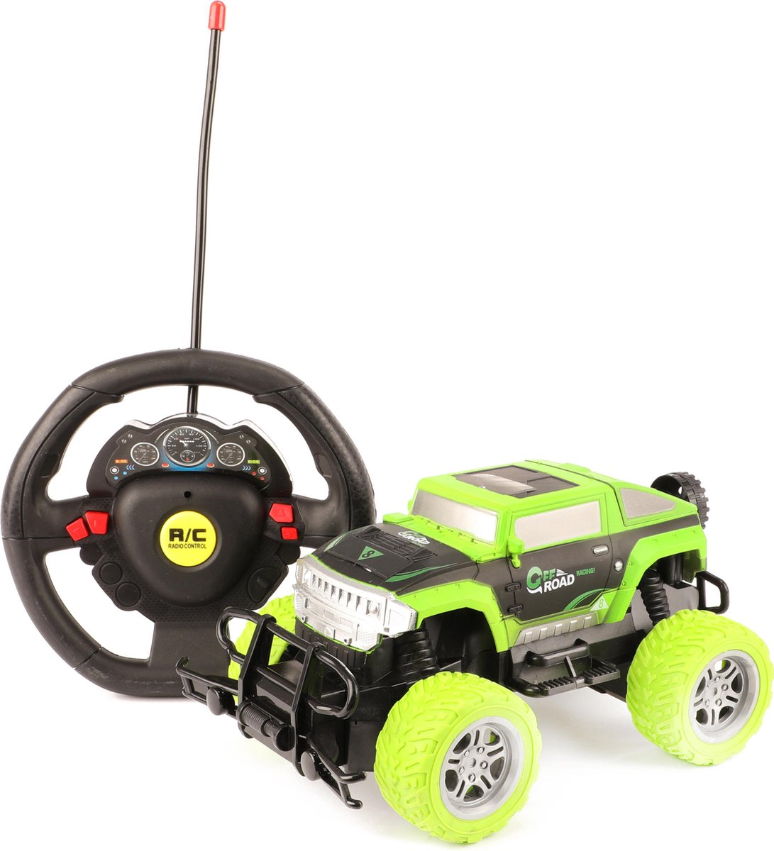 Toi Toys Bestuurbare RC Monster Truck 1:20 met draadloos stuurwiel