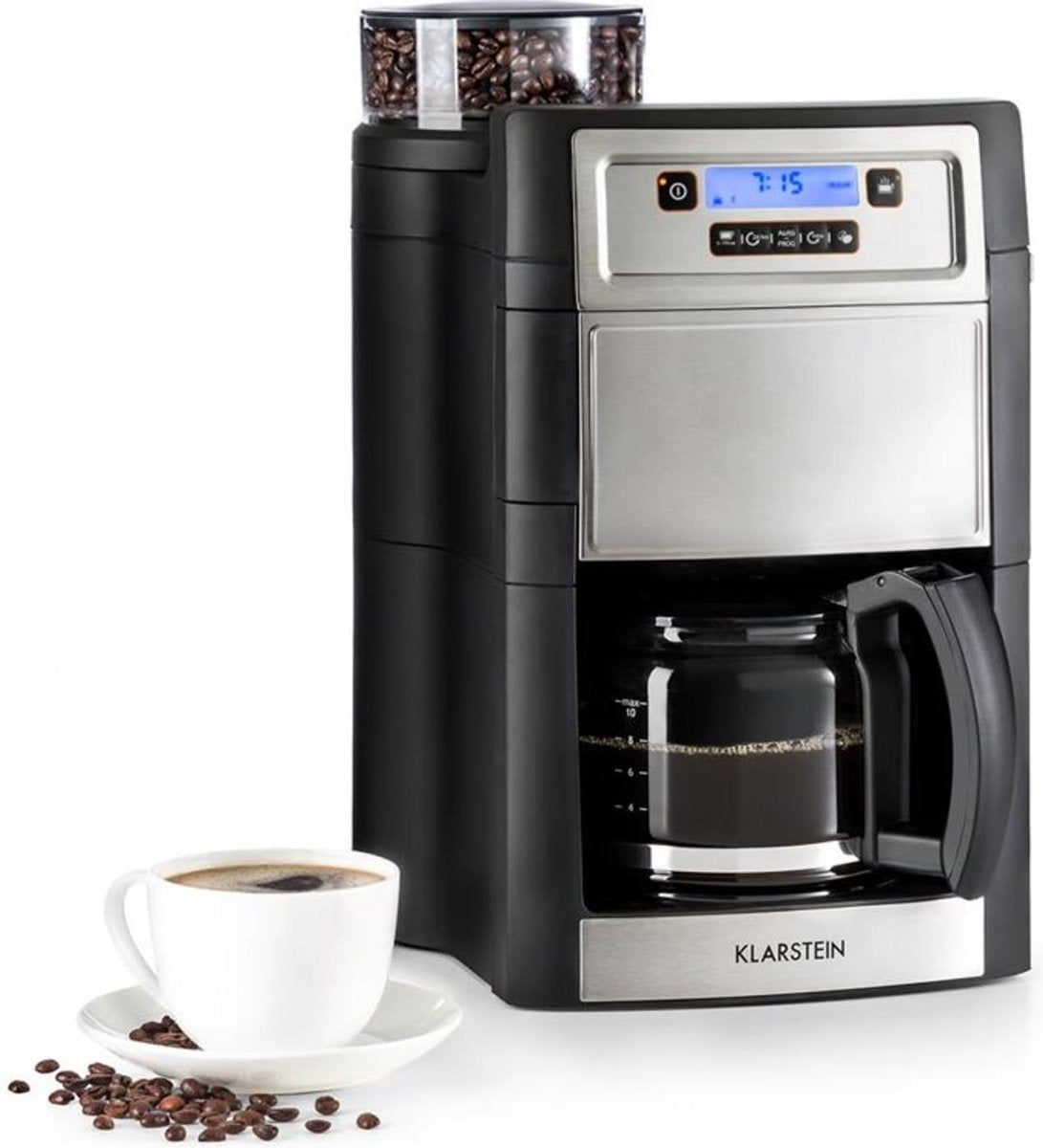 Klarstein Aromatica II Duo koffiezetapparaat geïntegreerd maalwerk 1