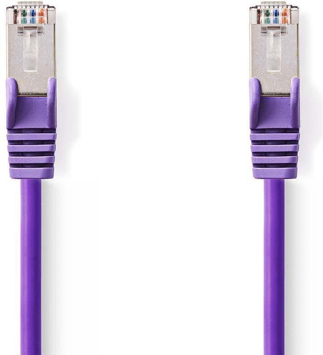 Cat 5e SF/UTP Network Cable | RJ45 Male - RJ45 Male | 1.0 m | Violet
