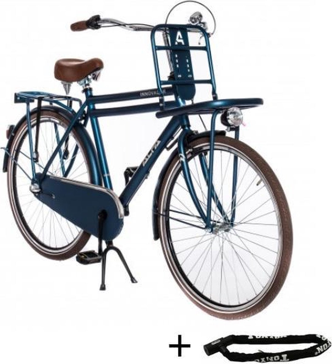 Alfa Innovador Transporter Herenfiets 28” – 3 SP - Jeans Blauw