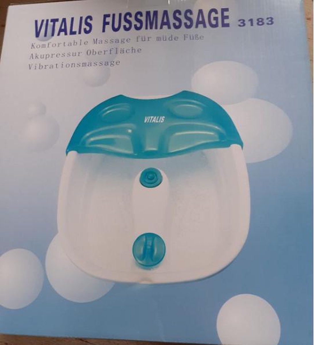 Elektrisch Voetenbad vitalis 3183 met groene mooie bescherm kap