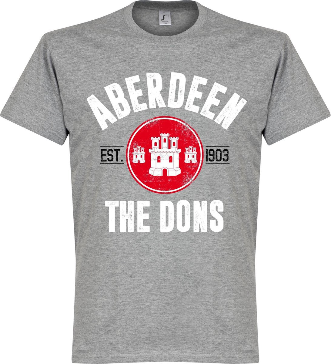 Aberdeen Established T-Shirt - Grijs - XXL