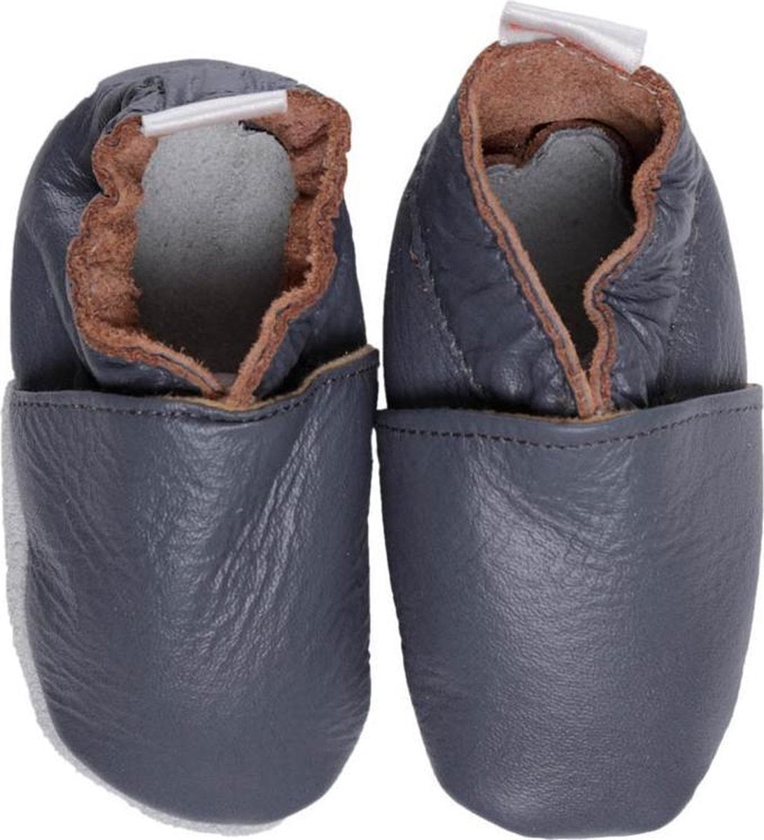 BabySteps slofjes Plain Anthracite maat 20/21