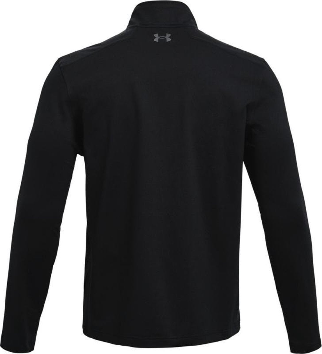 UA Storm Midlayer Full Zip-Zwart/Rood maat: S    heren > fitness training > tops > hoodie