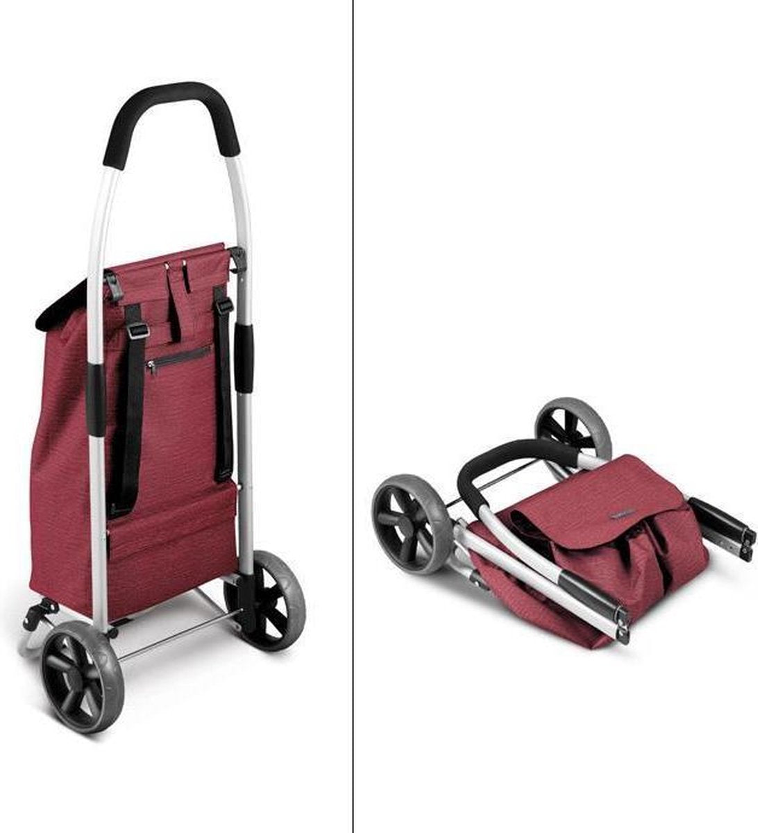 Tescoma Boodschappentrolley Opvouwbaar - 33L - Rood