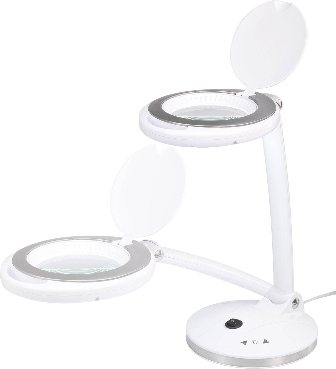 TOOLCRAFT 48 SMD LED-tafellamp met loep dimbaar Vergrotingsfactor: 1.75 x Lensgrootte: (Ø) 100 mm Werkradius: 45 cm