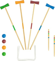 MaxxGarden Croquetspel hout - croquet set - 20 delig spel