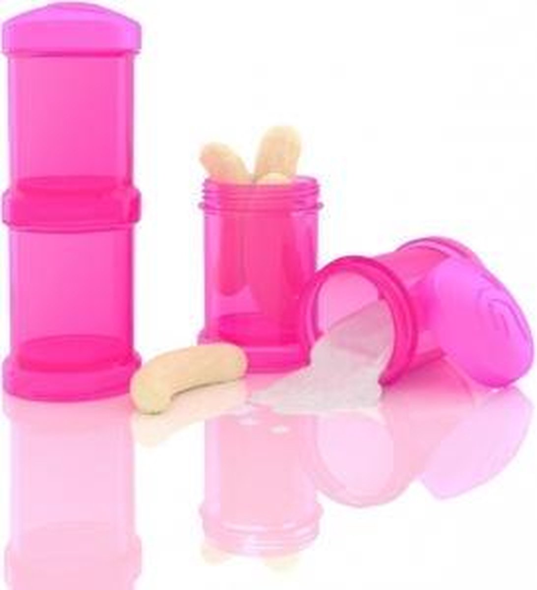 Twistshake container 2x 100ml - Pink