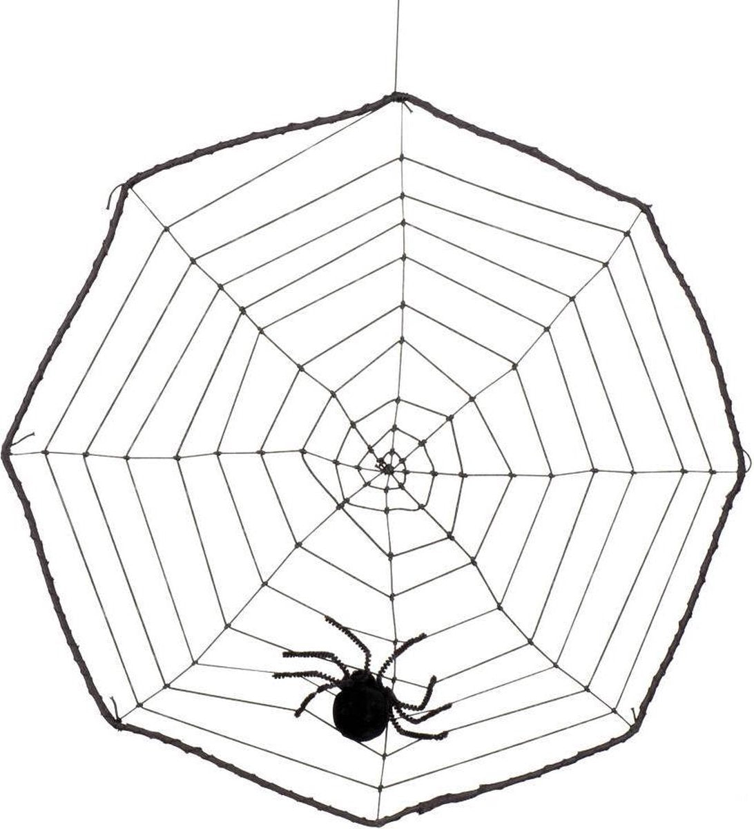 Planet Happy - Verkleedspullen - Spinnenweb 40 cm