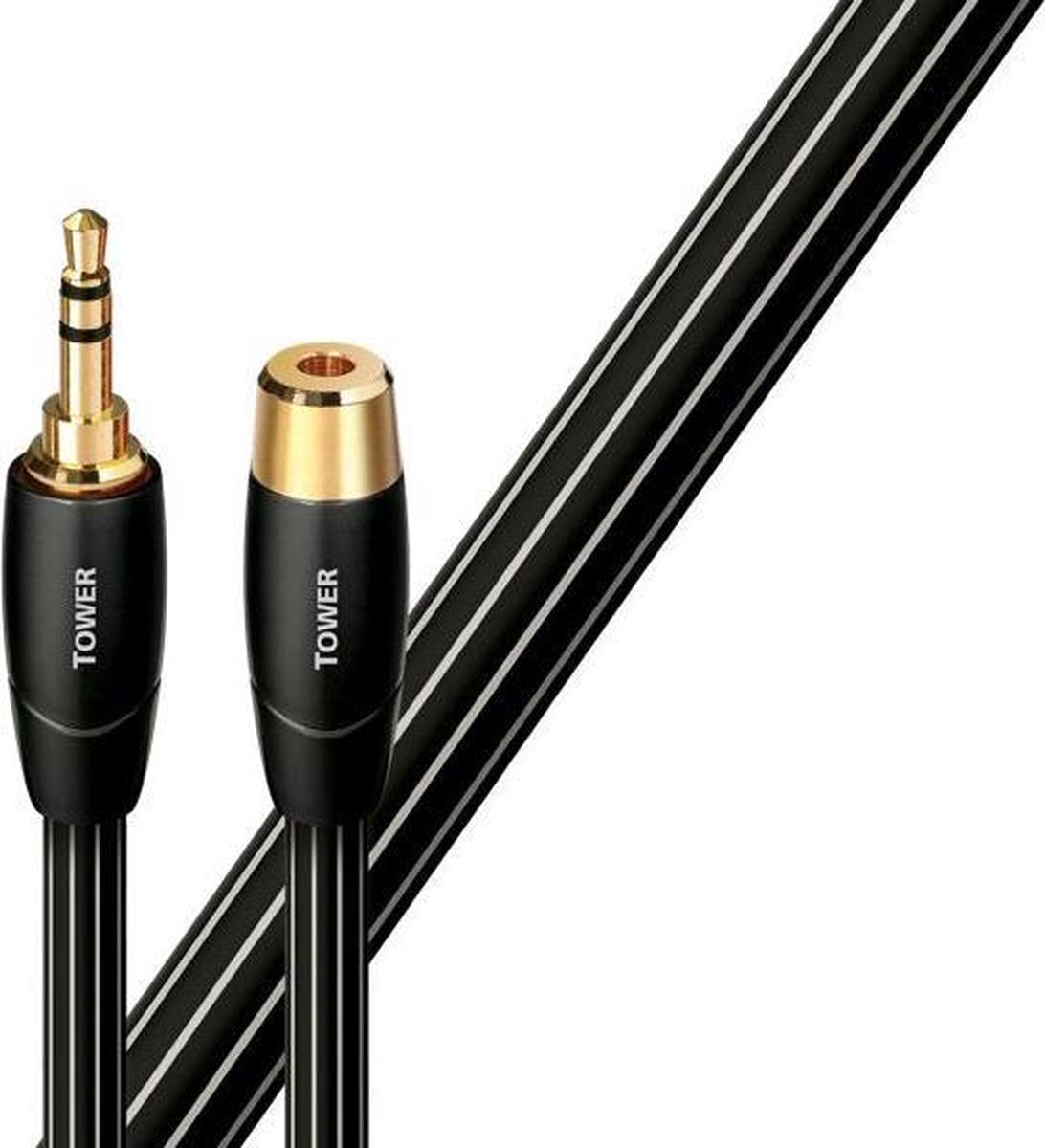 AudioQuest Tower 3.5mm - 3.5mm female 5m - Hoofdtelefoonkabel